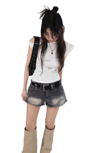 WEI STUD TWO-WAY CROSS SHOULDER BAG