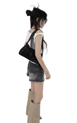 WEI STUD TWO-WAY CROSS SHOULDER BAG