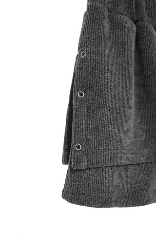 HILT SNAP BUTTON SKIRT PANTS KNIT SHORTS