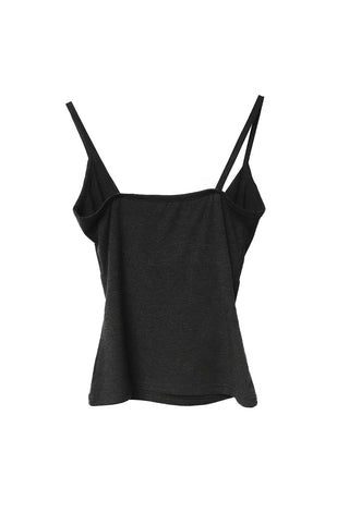ERI LACE V-NECK FRILL WRAP SLEEVELESS