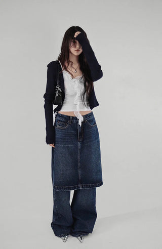 CHOI U NECK BUTTON CARDIGAN