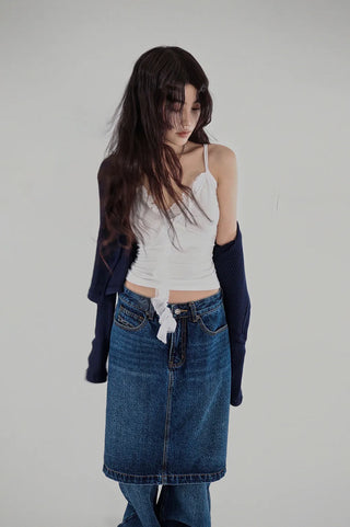 CHOI U NECK BUTTON CARDIGAN