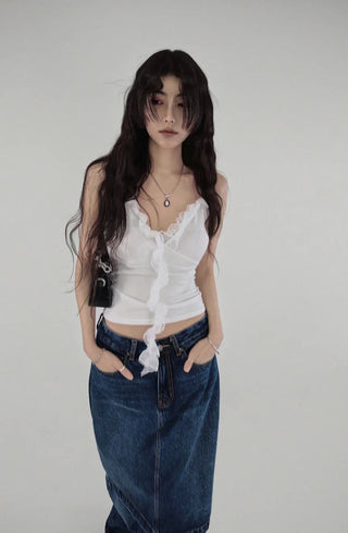 CHOI U NECK BUTTON CARDIGAN