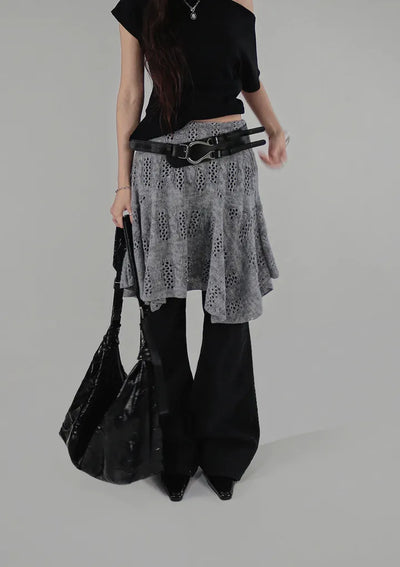 HOOP TO BUCKLE BOLD WRAP BELT