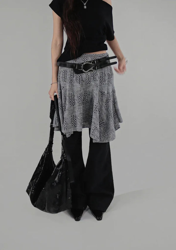 HOOP TO BUCKLE BOLD WRAP BELT