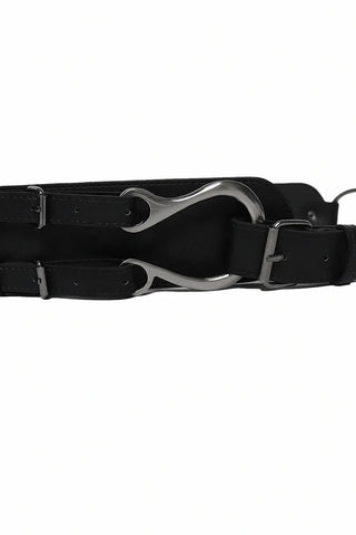 HOOP TO BUCKLE BOLD WRAP BELT