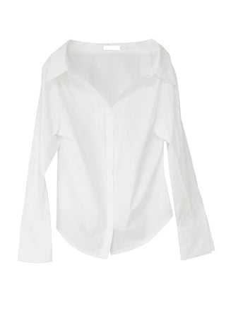 ROY LOOSE OPEN SHOULDER SHIRT BLOUSE
