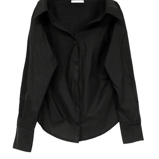 ROY LOOSE OPEN SHOULDER SHIRT BLOUSE