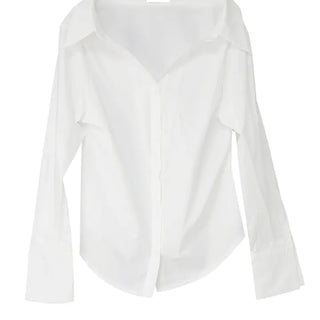 ROY LOOSE OPEN SHOULDER SHIRT BLOUSE