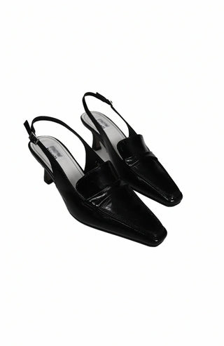 GLO STELLETTO CRACK ROPER SLINGBACK