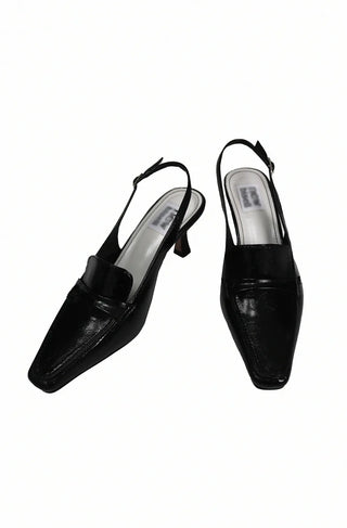 GLO STELLETTO CRACK ROPER SLINGBACK