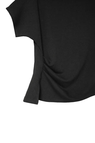 SIA SOFT ONE-OFF SHOULDER DIAGONAL UNBAL TEE