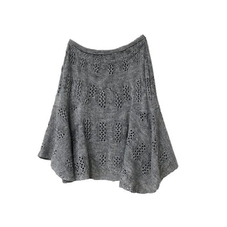 CUE LAYERED FLARE KNIT SKIRT