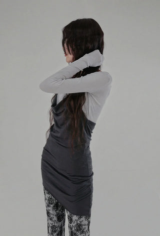 Rose Flower Jacquard Layered Bootcut Pants