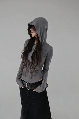 SHARK STUD SNAP RIVET HOODIE Shark Stud Snap Rivet Round Hoodie