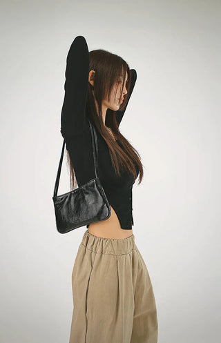 New Jeans Side Slit T-Shirt Button-Up Cardigan