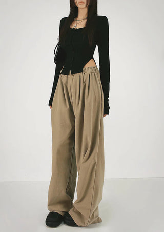 New Jeans Side Slit T-Shirt Button-Up Cardigan