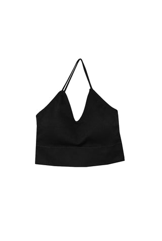 STAR BACKLESS STRAP CAP BRARETT Star Backless Strap Bralette with Built-in Cap