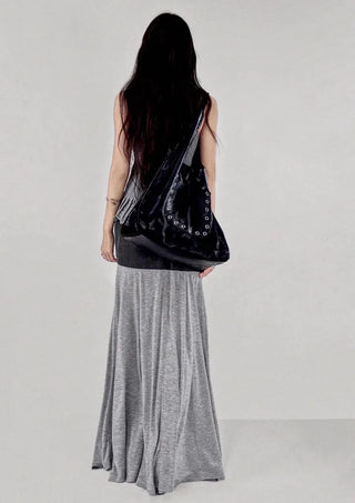 EYELET TRI BIG SHOPPER SHOULDER BAG