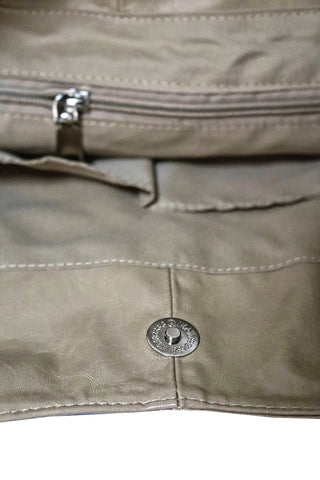 EYELET TRI BIG SHOPPER SHOULDER BAG