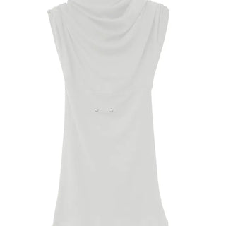 OFF-HOOD BACKLESS RIVET OFF-SHOULDER TOP