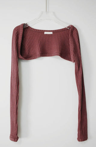 Pop Knit Polar Turtleneck Nashi Crop Bolero Set