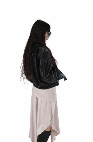 CURRENT LEATHER JUMPER JACKET