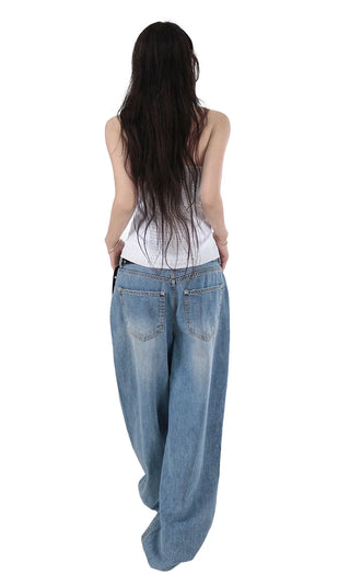 THE HEN HALTER-NECK FRILL BACKLESS SMOKE BLOUSE TOP