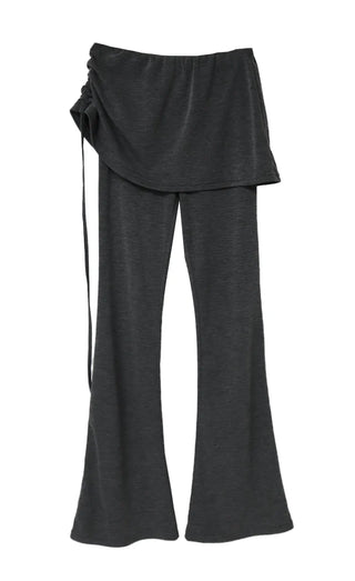 ONE STRING SUMMER BOOTCUT BAND SKIRT PANTS