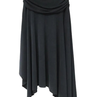 HOOL FLARE UNBAL LONG WRAP SKIRT
