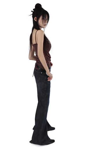 SNAP EYELET LAYERED WRAP BELT