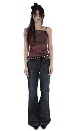 SNAP EYELET LAYERED WRAP BELT