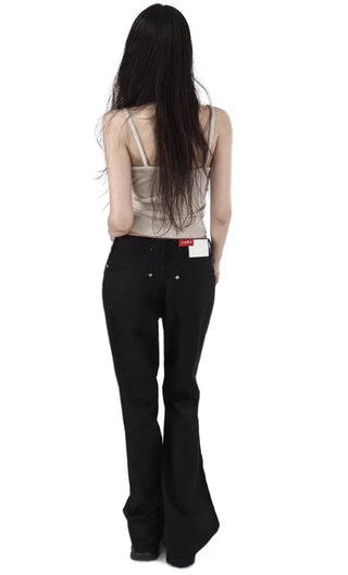 COOLCOOL LOW FIT SUMMER COTTON BOOTCUT PANTS