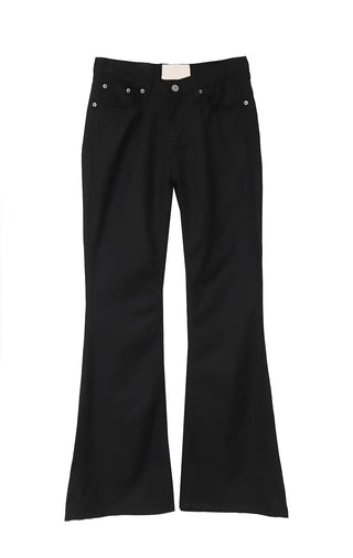 COOLCOOL LOW FIT SUMMER COTTON BOOTCUT PANTS