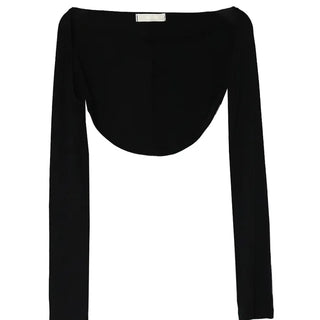 ZIKEN SOFT LAYERED MINI SHORT BOLERO CARDIGAN