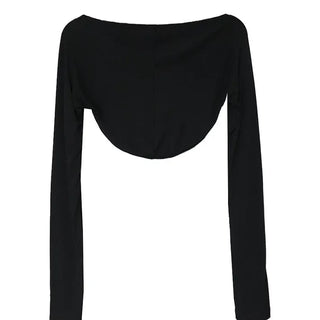 ZIKEN SOFT LAYERED MINI SHORT BOLERO CARDIGAN