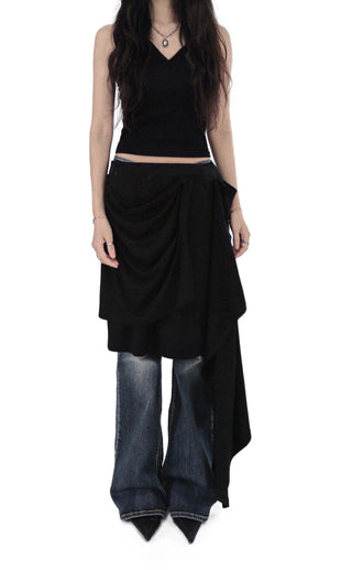 INO V-WRAP SLEEVELESS TOP INO V-WRAP GOLJINASH