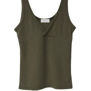 INO V-WRAP SLEEVELESS TOP INO V-WRAP GOLJINASH