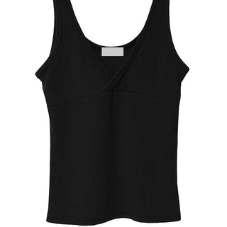 INO V-WRAP SLEEVELESS TOP INO V-WRAP GOLJINASH