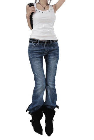 SHOE BUCKLE STRETTO ANKLE MIDDLE BOOTS