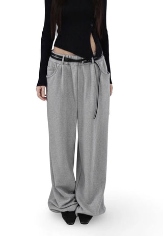 KYLE RELAX STRING TWO-WAY WIDE JOGGER PANTS