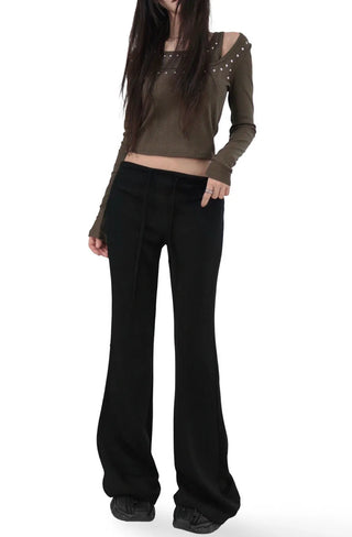 FLEECE JELLY BAND TRAINING SWEAT BOOTCUT PANTS