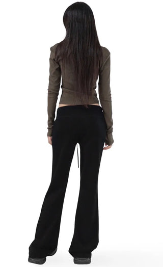 FLEECE JELLY BAND TRAINING SWEAT BOOTCUT PANTS