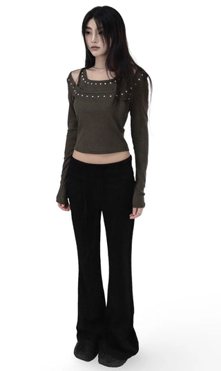 FLEECE JELLY BAND TRAINING SWEAT BOOTCUT PANTS