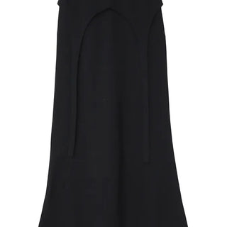 ROSS LONG TIE STRAP LAYERED MAXI SKIRT