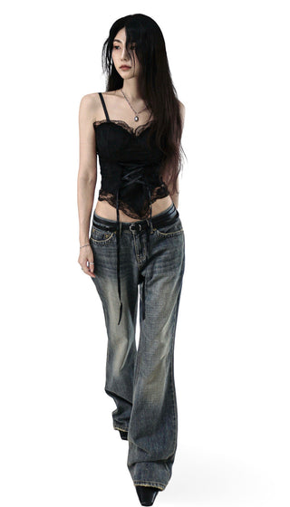 SCULPTED EDGE SLIT BACK OPEN BLACK JACKET