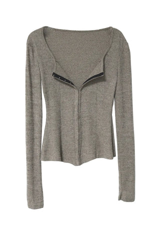 SETUP HOOK KNIT CURVED KNIT TOP SKIRT TWO PIECE