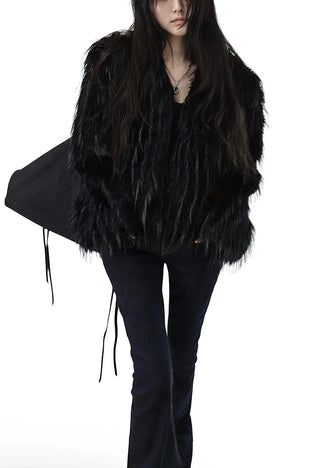 ROUGH STRAP SHOULDER BIG BAG