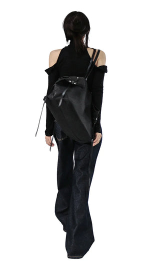 PI BOOKLE OFF-SHOULDER SCARF CUT-OUT KNITWEAR