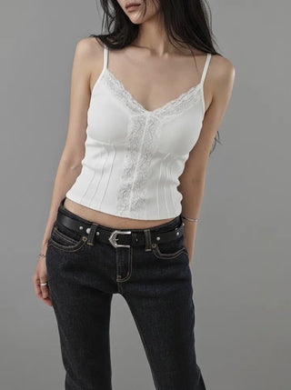 LOOSO LACE SLIM FIT CORSET SLEEVELESS CAMI LOOSO LACE SLIM FIT CORSET SLEEVELESS Cami